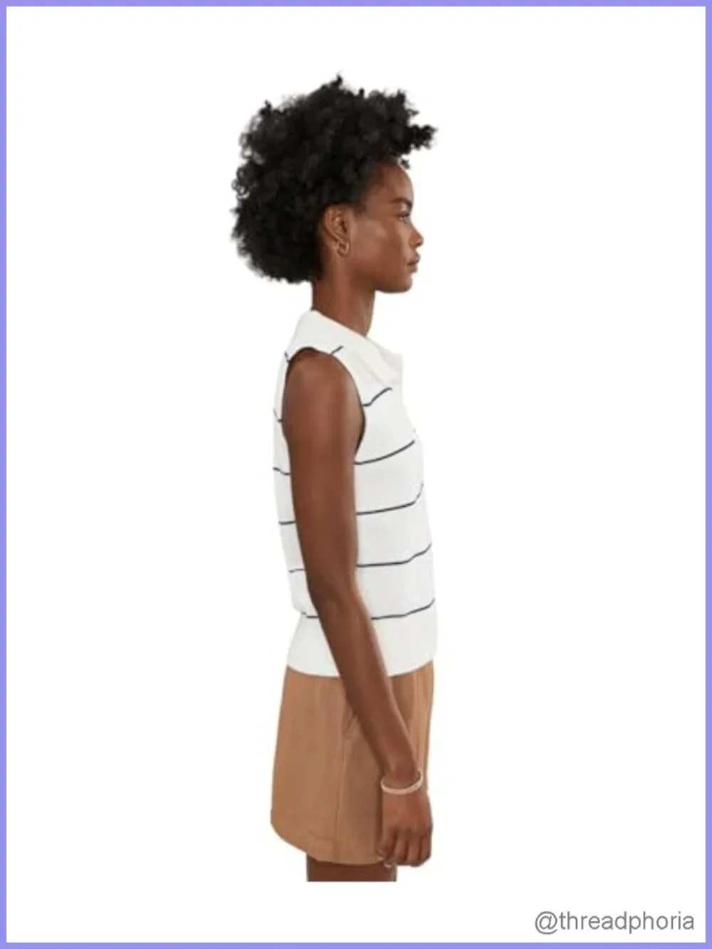 Women's Cotton Rollneck Sleeveless Sweater Tank